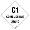 Pinnacle 270 x 270mm C1 Poly Combustible Liquid Sign