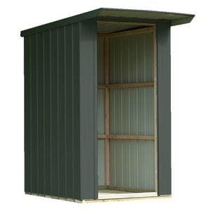 Duratuf 1.140 x 1.355m Corrugated Steel Woodshed