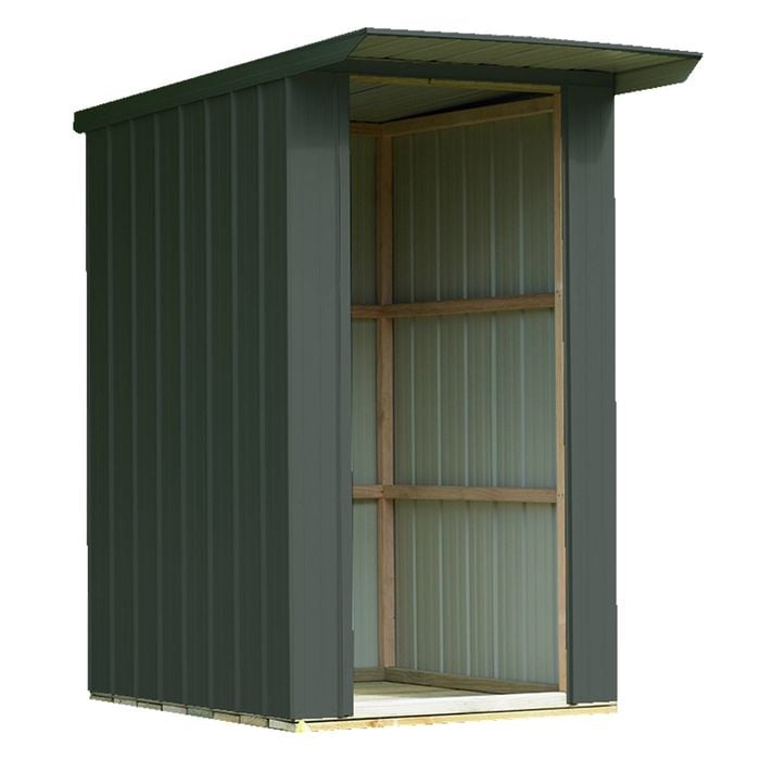 Duratuf 1.140 x 1.355m Corrugated Steel Woodshed