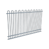 ProtectorAl 2400 x 1500mm Deep Ocean Aluminium Loop Top Pool Fence Panel With Mid Rail