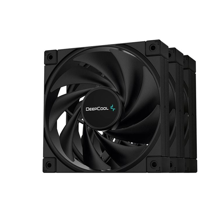 DeepCool FK120 3 in 1(3-Pack) High-Performance PWM Fan 120mm, 500-1850 RPM, High Static Pressure & Airflow, Shock Absorbing,