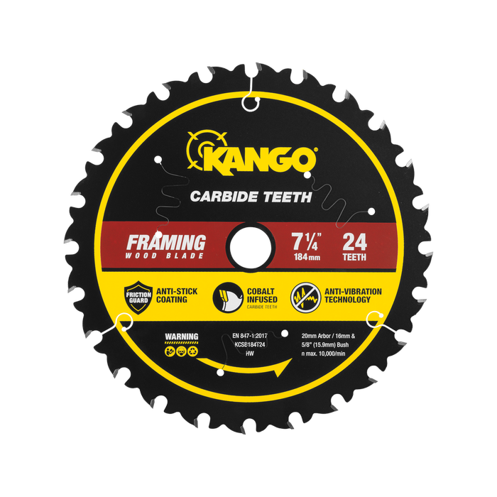 Kango 184mm 24T Wood Circular Saw Blade