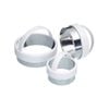 3pc Mastercraft Plastic Pastry Cutters Set - White