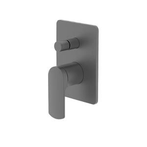 Greens Gun Metal Avalon Diverter Shower Mixer - Suits Main Pressure Only