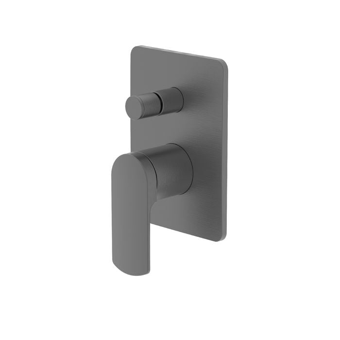 Greens Gun Metal Avalon Diverter Shower Mixer - Suits Main Pressure Only