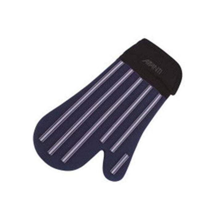 Avanti Butcher Stripe Silicone Oven Glove Mitt Kitchen Cooking/Baking Pot Holder