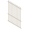 ProtectorAl 0350-1200W x 1800H Paperbark Radiator Pool Fence Panel Raked 16-30º