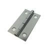 Zenith 50mm Zinc Plated Fixed Pin Narrow Butt Hinge