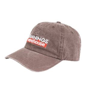 Bunnings Brown Washed Cap