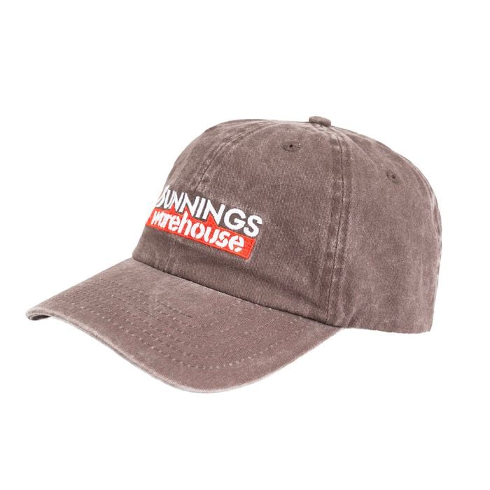 Bunnings Brown Washed Cap