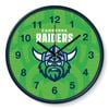 NRL Wall Clock - Canberra Raiders - Plastic - 30cm Diameter - Team Logo