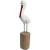 LVD Pelican Drift Figurine Home/Garden Decor 41cm - White