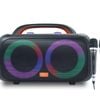 Sing-e Portable Bluetooth Karaoke Speaker With Twin Wired Microphones