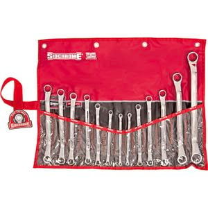 Sidchrome 13 Piece Metric & AF Ring Spanner Set