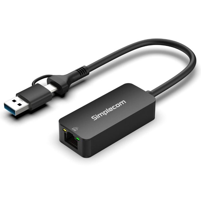 Simplecom NU405C USB-C to 2.5G Ethernet Adapter – Fast Network Access, Plug & Play