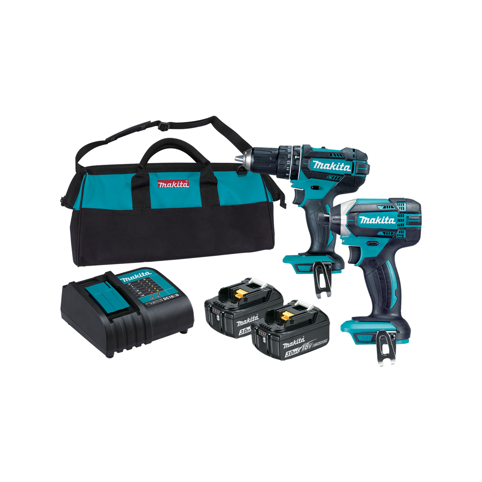 Makita 18V 2 Piece Combo Kit DLX2131SX5 Bunnings Australia