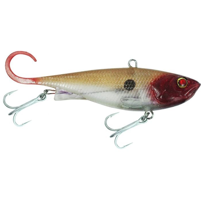 78mm Zerek Fish Trap Soft Vibe Sinking Crankbait Fishing Lure - Bronzed Cherry