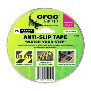 Croc Grip 48mm x 5m 'Watch Your Step' Anti-Slip Tape