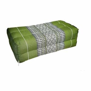 Handmade Yoga Block Meditation Cushion - Organic Kapok Thai Pillow For Yoga And Posture Support
