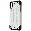 Urban Armour Gear Pathfinder Phone Case For iPhone XS - White/Silver Logo