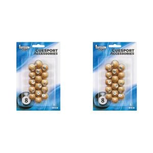 2PK Formula Sports Wood Kelly Pool Marbles Billiard Accessory