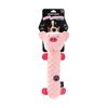 Paws And Claws Pet Dog Toy Bend Squeak Accordion Plush Assorted 40cm