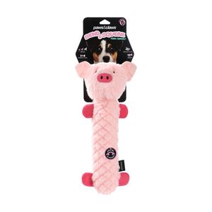 Paws And Claws Pet Dog Toy Bend Squeak Accordion Plush Assorted 40cm