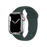 Veloreo Apple Watch Iwatch Sports Band Strap 8 7 6 5 4 3 2 Se (42/44/45/49,small, Dark Green)