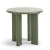 Omni 50cm Olive Green Chunky Round Side Table