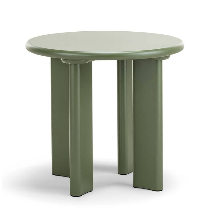 Omni 50cm Olive Green Chunky Round Side Table