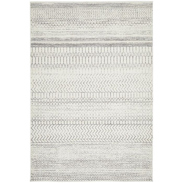The Rug Connection Liu Harper Silver 230x160cm - Medium Pet Friendly Indoor Floor Rug