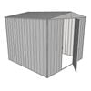 Build-a-Shed 2.3 x 2.3 x 2.3m Single Hinge Door Garden Shed - Zinc