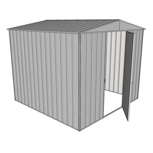 Build-a-Shed 2.3 x 2.3 x 2.3m Single Hinge Door Garden Shed - Zinc
