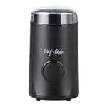 Leaf & Bean One Touch Coffee Grinder Matte Black 10.2x9.9x17.7cm/60g