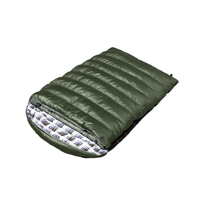 Mountview Camping Sleeping Bag -10℃ Double Army Green
