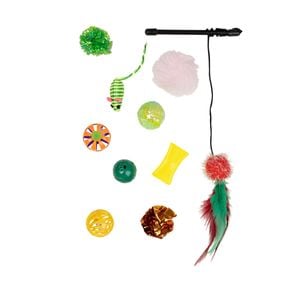 Happy Tails Assorted Cat Toys - 10 Pack