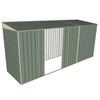 Build-A-Shed 1.2 x 4.5 x 2.0m Skillion Double Sliding Side Door Shed - Green