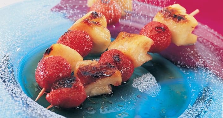 Barbecued Fruit Skewers Recipe | Matador BBQs
