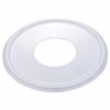 Kinetic 32mm Hole DWV White Flat Cover Plate
