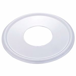 Kinetic 32mm Hole DWV White Flat Cover Plate