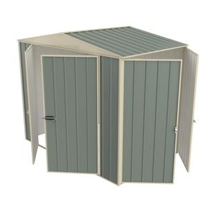 Build-a-Shed  2.3 x 1.5 x 2.3m Gable Double Hinged Side Door Shed - Green