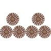 6PK LVD Seagrass Placemat Russet Home/Kitchenware Table Decor 35x35cm Natural