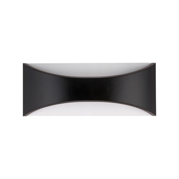 Arlec Black Marina CCT LED Exterior Wall Light