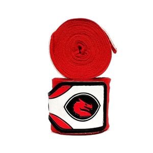Morgan Mexico Elastic  Boxing Hand Wraps - 180inch- 4m Long  (pair)[red]