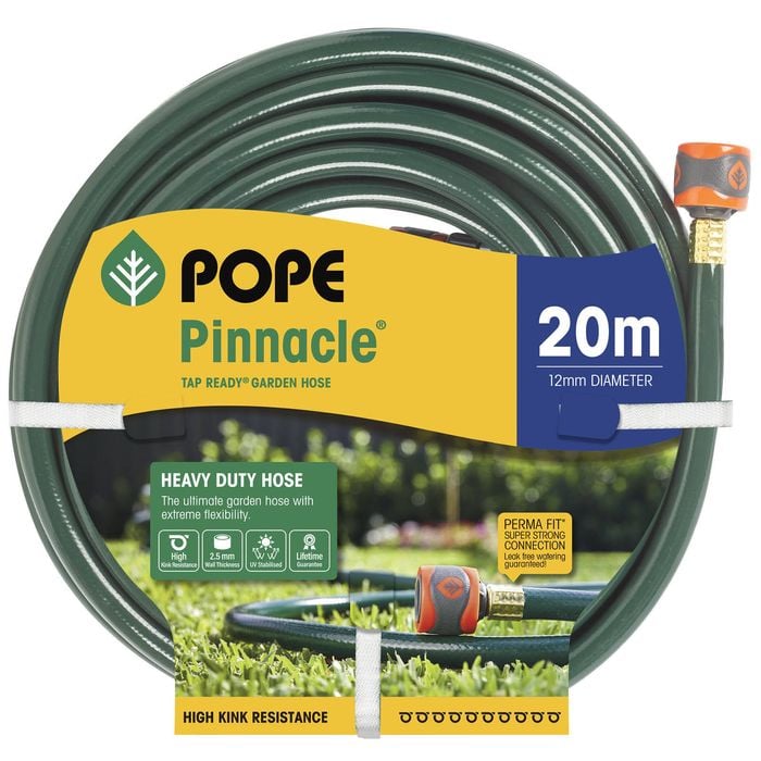 Pope 12mm x 20m Pinnacle Tap Ready Garden Hose