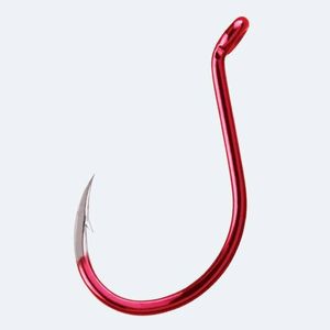BKK Octopus Red Beak Bait Fishing Hook 25 Bulk Pack 4/0
