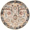 Sense 255 Off White 150x150cm - Small Round Transitional Pet Friendly Indoor Rug