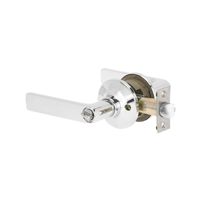 Lockwood Chrome Plated Symmetry Entrance Lever Set