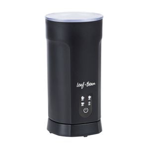 Leaf & Bean Electric Milk Frother & Warmer Matte Black 10x10x20cm/240ml