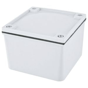 DETA 108 x 108 x 76mm Grey PVC Conduit Adaptable Box - Single Pack